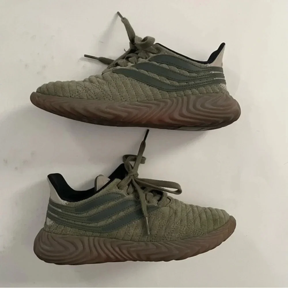 Adidas Unisex Sobakov Suede Sneaker Shoes Green